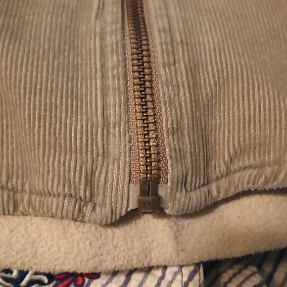 Faded Glory vintage tan corduroy and‎ fleece jacket 24 months - Picture 5 of 6